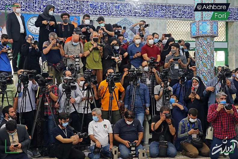 گزارش تصویری از رای دادن رئیسی